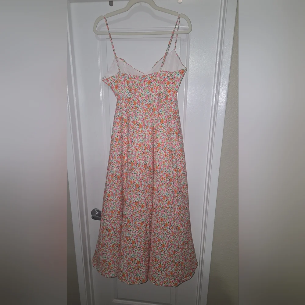Princess Polly Amara Floral Midi Dress Spring Wedding Guest NWT